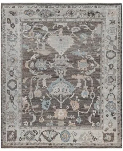 Adorn Hand Woven Rugs Colorful Oushak M0103 53 Rug Collection In Brown