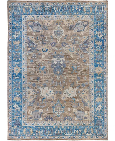Adorn Hand Woven Rugs Colorful Oushak M1945 8'9''x12'2'' Area Rug In Brown