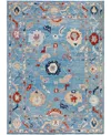 Adorn Hand Woven Rugs Colorful Oushak M1945 9'2''x12'8'' Area Rug In Light Blue