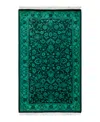 Adorn Hand Woven Rugs Fine Vibrance M1020 3'2''x5'2'' Area Rug In Green