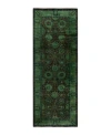 Adorn Hand Woven Rugs Fine Vibrance M1035 Rug Collection In Green