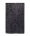 Adorn Hand Woven Rugs Fine Vibrance M1043 3'1"x5'1" Area Rug In Gray