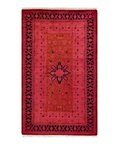 Adorn Hand Woven Rugs Fine Vibrance M1043 3'2''x5'3'' Area Rug In Pink