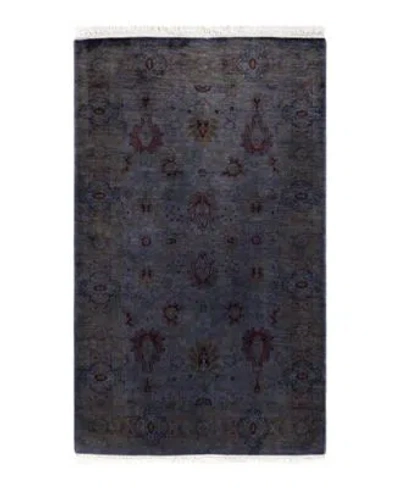 Adorn Hand Woven Rugs Fine Vibrance M1043 Rug Collection In Gray