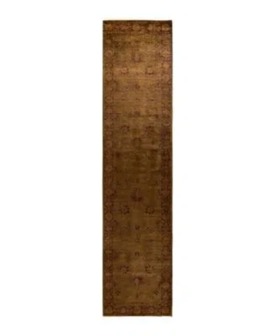 Adorn Hand Woven Rugs Fine Vibrance M1055 Rug Collection In Brown