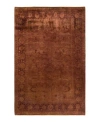 Adorn Hand Woven Rugs Fine Vibrance M1078 Rug Collection In Brown