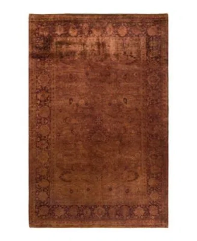 Adorn Hand Woven Rugs Fine Vibrance M1078 Rug Collection In Brown