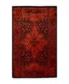 Adorn Hand Woven Rugs Fine Vibrance M1113 3'2''x5'1'' Area Rug In Orange