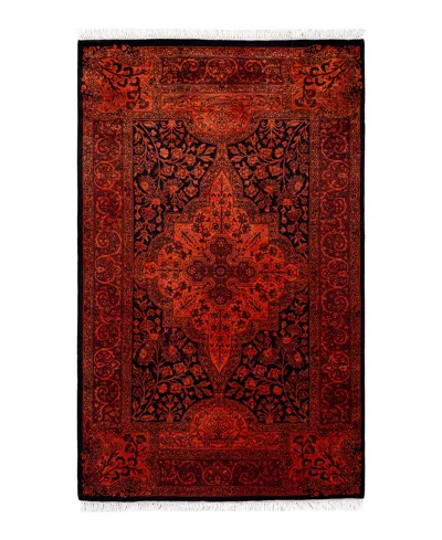 Adorn Hand Woven Rugs Fine Vibrance M1113 3'2''x5'1'' Area Rug In Orange