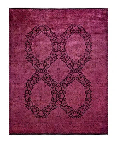 Adorn Hand Woven Rugs Fine Vibrance M1123 8'2"x10'2" Area Rug In Pink