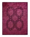 Adorn Hand Woven Rugs Fine Vibrance M1123 Rug Collection In Pink