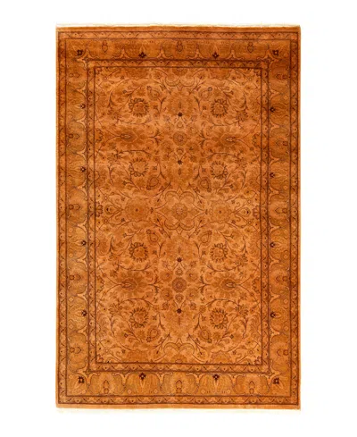 Adorn Hand Woven Rugs Fine Vibrance M1135 4'7''x7'1'' Area Rug In Beige