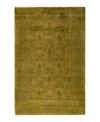 Adorn Hand Woven Rugs Fine Vibrance M1171 Rug Collection In Yellow