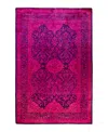 Adorn Hand Woven Rugs Fine Vibrance M1180 4'2"x6'3" Area Rug In Pink