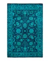 Adorn Hand Woven Rugs Fine Vibrance M1181 Rug Collection In Blue
