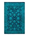 Adorn Hand Woven Rugs Fine Vibrance M1181 Rug Collection In Blue