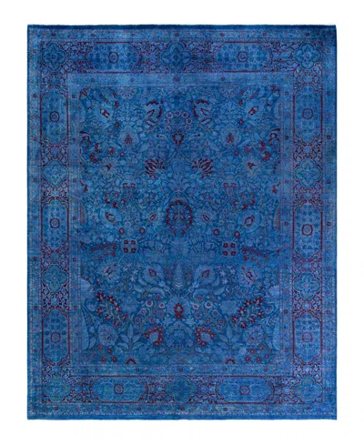 Adorn Hand Woven Rugs Fine Vibrance M1190 8'1"x10'3" Area Rug In Blue