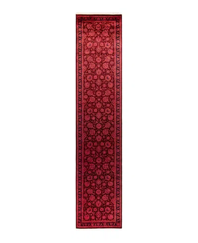 Adorn Hand Woven Rugs Fine Vibrance M1192 2'6"x12'3" Runner Area Rug In Orange