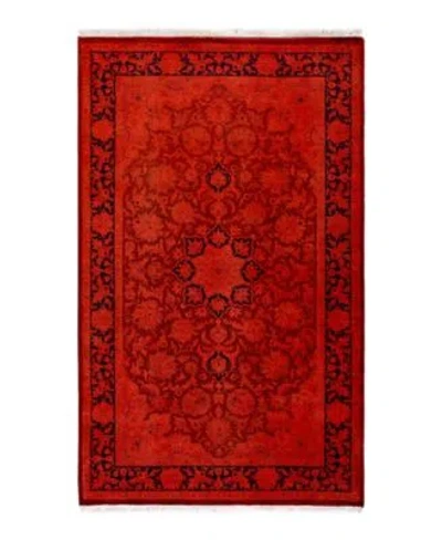 Adorn Hand Woven Rugs Fine Vibrance M1192 Rug Collection In Red