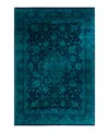 Adorn Hand Woven Rugs Fine Vibrance M1195 6'1"x8'10" Area Rug In Blue