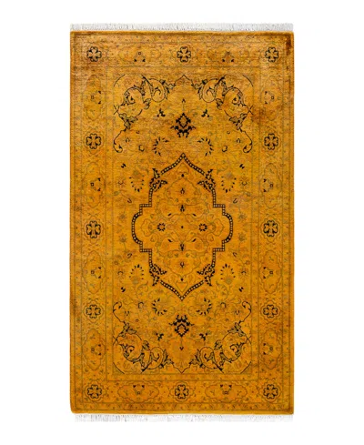 Adorn Hand Woven Rugs Fine Vibrance M1198 3'1"x5'3" Area Rug In Gold