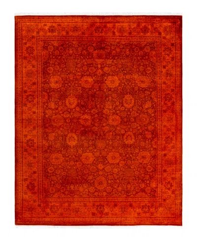 Adorn Hand Woven Rugs Fine Vibrance M1205 8'2''x10'4'' Area Rug In Orange
