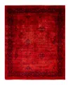 Adorn Hand Woven Rugs Fine Vibrance M1205 8'3"x10'3" Area Rug In Red