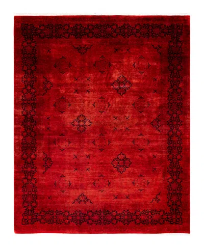 Adorn Hand Woven Rugs Fine Vibrance M1205 8'3"x10'3" Area Rug In Red