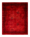 Adorn Hand Woven Rugs Fine Vibrance M1205 Rug Collection In Red