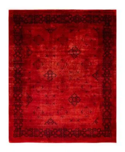 Adorn Hand Woven Rugs Fine Vibrance M1205 Rug Collection In Red