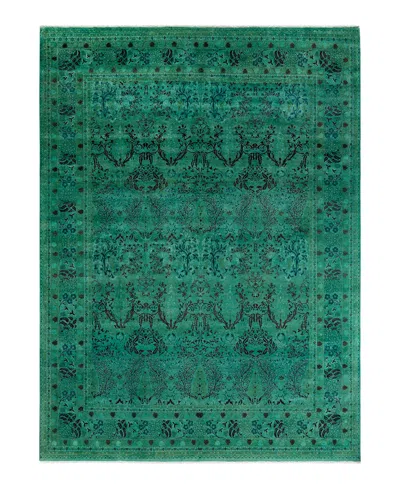 Adorn Hand Woven Rugs Fine Vibrance M1226 9'2''x12'1'' Area Rug In Green