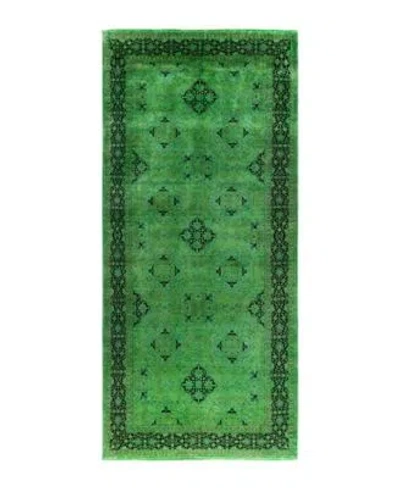 Adorn Hand Woven Rugs Fine Vibrance M1230 Rug Collection In Green
