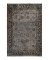 Adorn Hand Woven Rugs Fine Vibrance M1238 6'2''x9'4'' Area Rug In Gray