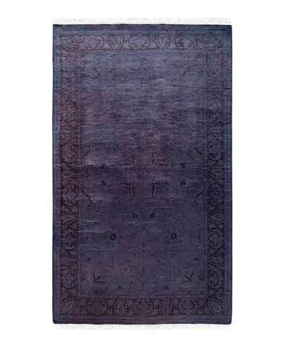 Adorn Hand Woven Rugs Fine Vibrance M1252 3'1"x5'2" Area Rug In Purple