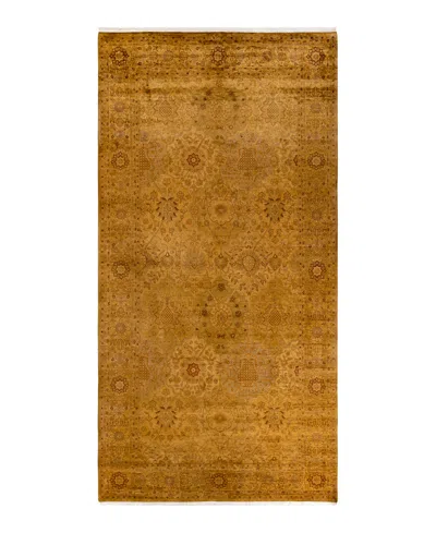 Adorn Hand Woven Rugs Fine Vibrance M1252 6'3''x12'3'' Area Rug In Gold