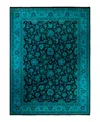 Adorn Hand Woven Rugs Fine Vibrance M1252 9'2''x12'5'' Area Rug In Black
