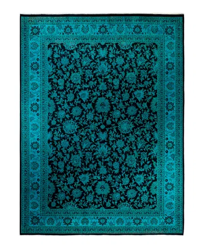 Adorn Hand Woven Rugs Fine Vibrance M1252 9'2''x12'5'' Area Rug In Black