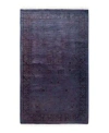 Adorn Hand Woven Rugs Fine Vibrance M1252 Rug Collection In Purple