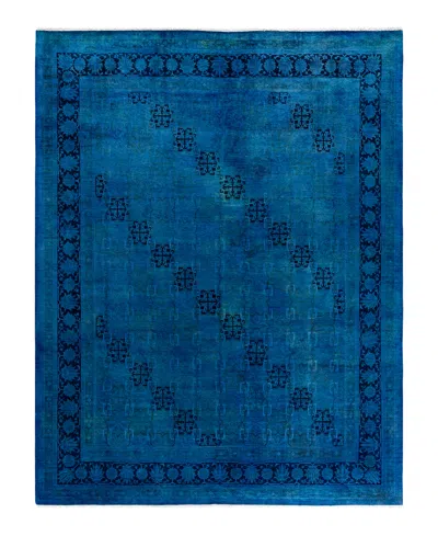 Adorn Hand Woven Rugs Fine Vibrance M1256 7'10''x10'2'' Area Rug In Blue