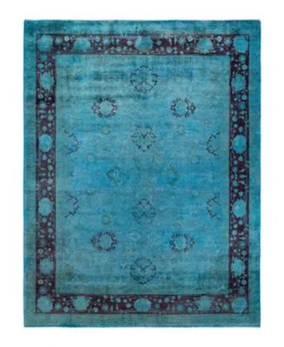 Adorn Hand Woven Rugs Fine Vibrance M1256 Rug Collection In Blue
