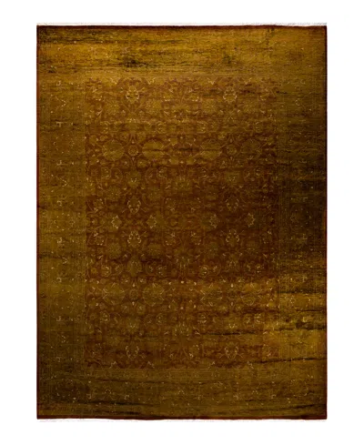 Adorn Hand Woven Rugs Fine Vibrance M1271 9'2''x12'3'' Area Rug In Gold