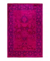 Adorn Hand Woven Rugs Fine Vibrance M1273 4'8"x7'1" Area Rug In Pink