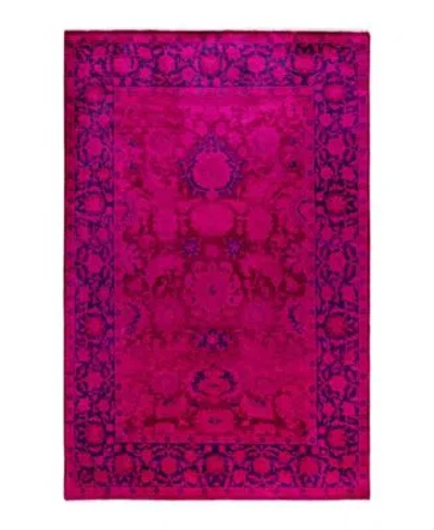 Adorn Hand Woven Rugs Fine Vibrance M1273 Rug Collection In Pink