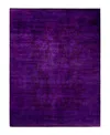 Adorn Hand Woven Rugs Fine Vibrance M1278 8'2"x10'6" Area Rug In Purple