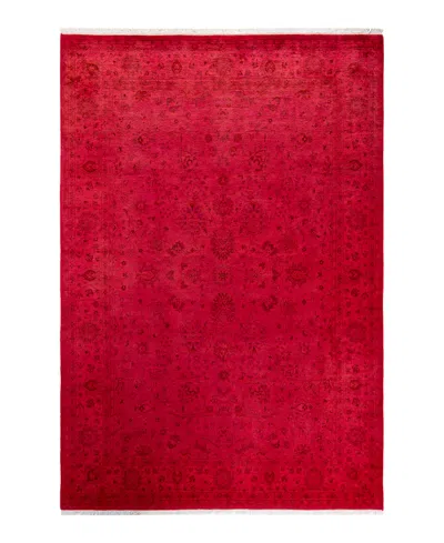 Adorn Hand Woven Rugs Fine Vibrance M1318 6'1''x8'10'' Area Rug In Pink