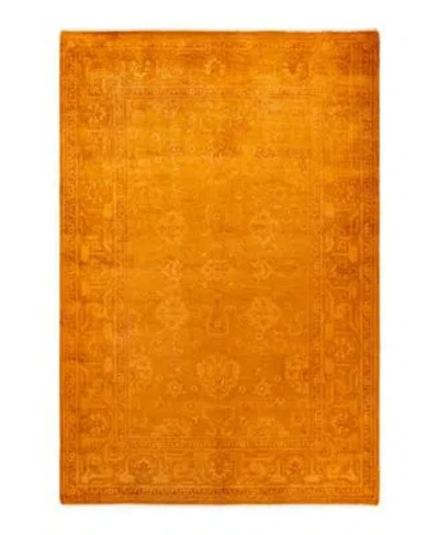 Adorn Hand Woven Rugs Fine Vibrance M1320 Rug Collection In Gold
