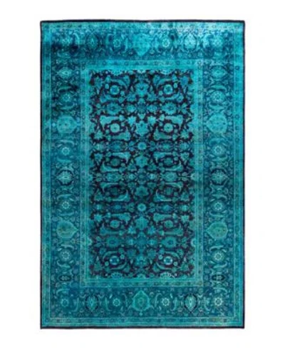 Adorn Hand Woven Rugs Fine Vibrance M1322 Rug Collection In Blue