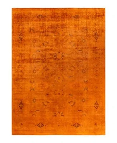 Adorn Hand Woven Rugs Fine Vibrance M1323 Rug Collection In Orange