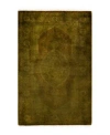 Adorn Hand Woven Rugs Fine Vibrance M1331 Rug Collection In Green