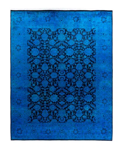 Adorn Hand Woven Rugs Fine Vibrance M1344 8'2"x10'4" Area Rug In Blue